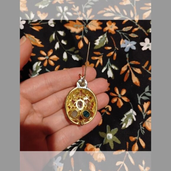 Vintage Scarab bug brooch - Picture 3 of 3